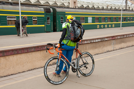 Как ездить в поезде с велосипедом?