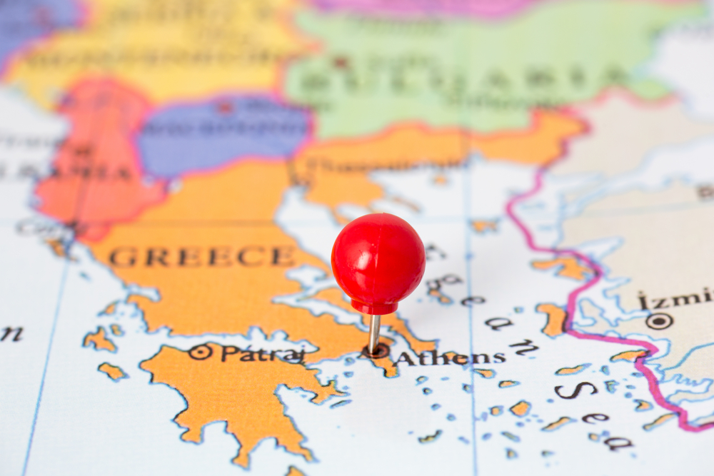Греция достопримечательности на карте